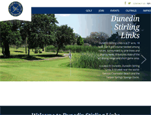 Tablet Screenshot of dunedingolf.com